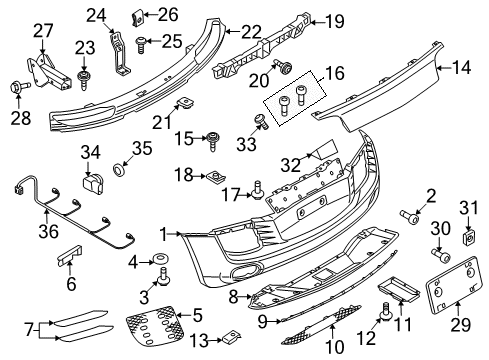 2012 Audi R8 Parking Aid Diagram 5