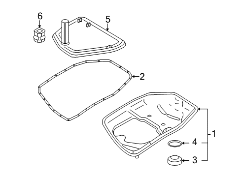 2007 Audi A6 Quattro Automatic Transmission, Maintenance Diagram 2