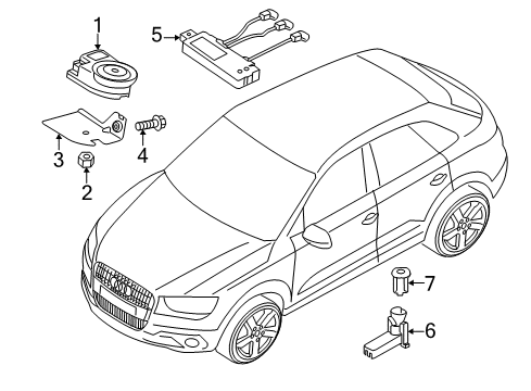 2017 Audi Q3 Quattro Alarm System