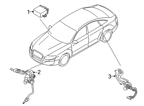 2013 Audi Q7 Electrical Components Diagram 2