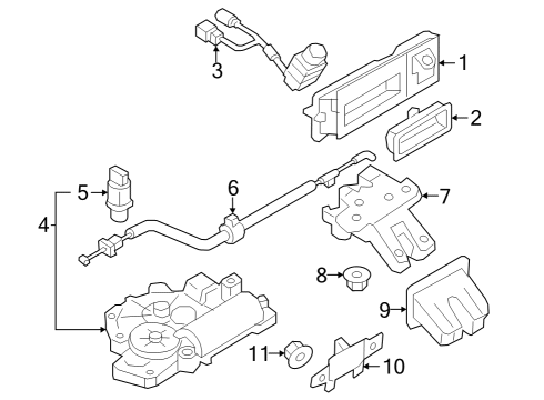 2024 Audi Q8 e-tron Sportback Lock & Hardware