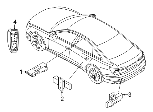 2022 Audi S6 Electrical Components