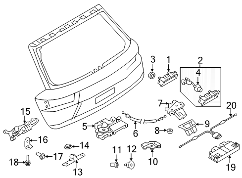 2023 Audi Q7 Lift Gate