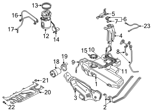 2006 Audi TT Fuel Supply