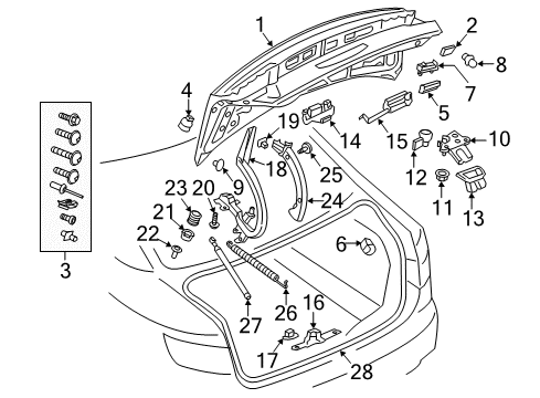 2021 Audi S4 Trunk