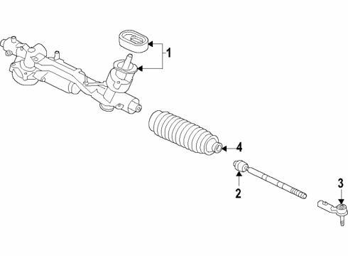 2023 Audi Q3 Steering Gear Diagram for 5QB-423-056-G