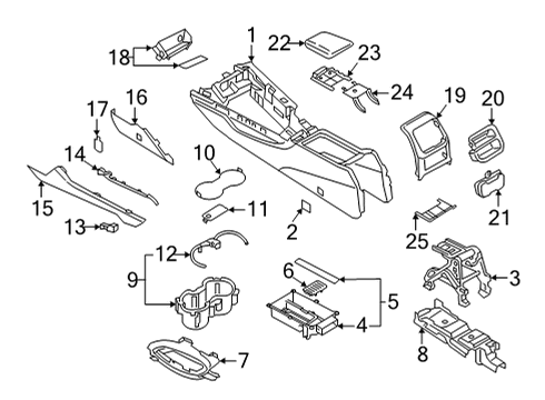 2021 Audi S4 Console