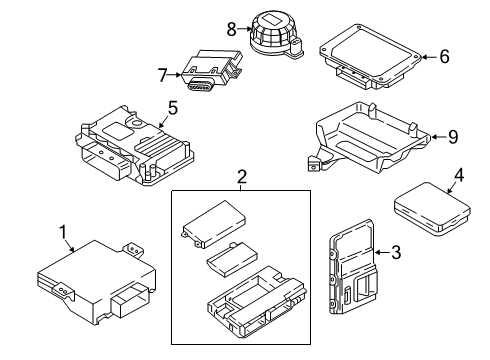 2021 Audi S4 Electrical Components