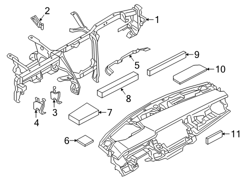 2020 Audi A8 Quattro Instrument Panel