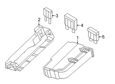 2022 Audi RS5 Fuse & Relay