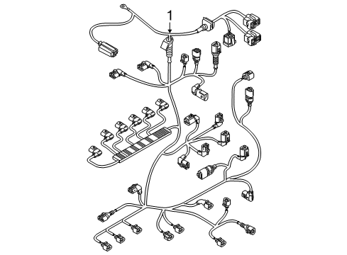 2010 Audi Q5 Wiring Harness