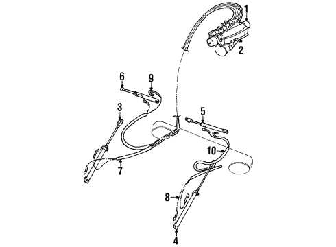 1998 Audi Cabriolet Motor & Components