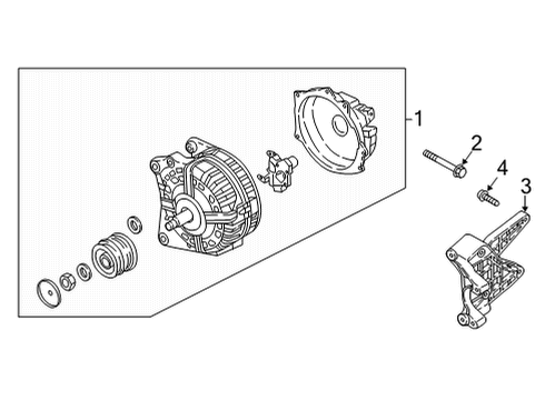 2022 Audi RS5 Alternator