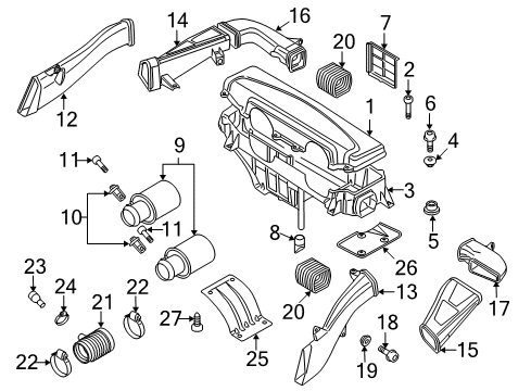 2012 Audi R8 Air Intake