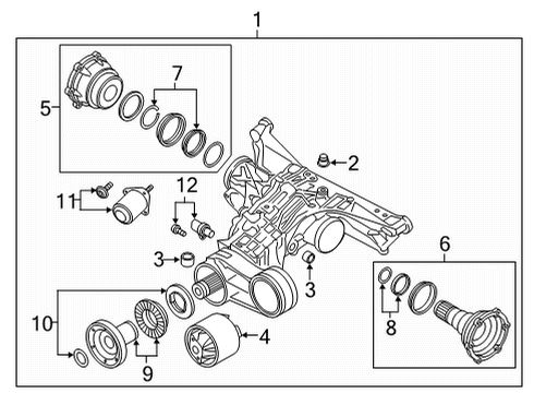 2022 Audi A6 allroad Axle & Differential - Rear