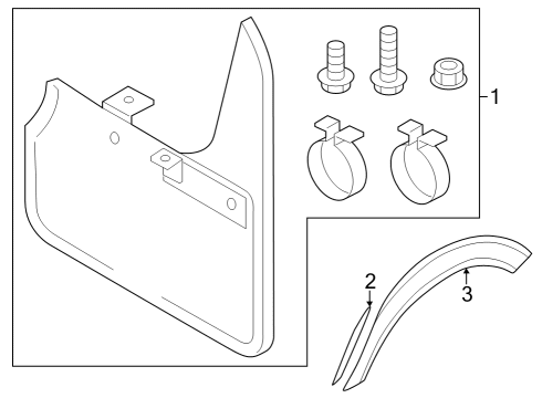 2022 Audi A6 allroad Exterior Trim - Quarter Panel