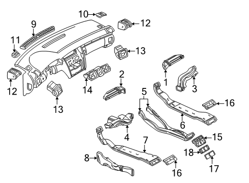 1999 Audi A8 Quattro Ducts