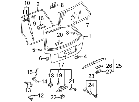 1998 Audi A4 Quattro Gate & Hardware