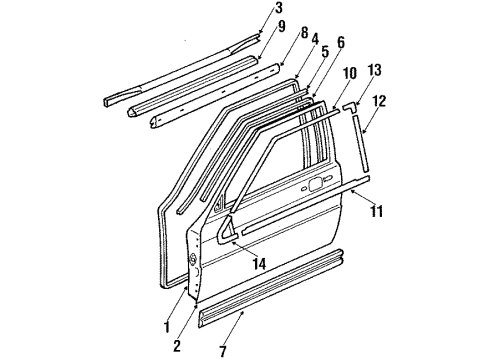 1985 Audi Quattro Door & Components