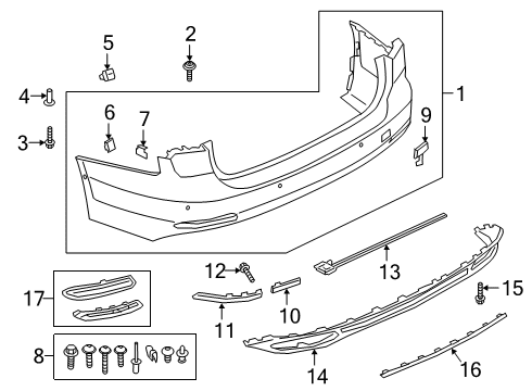 2020 Audi A6 Quattro Rear Bumper