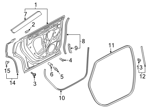 2023 Audi RS Q8 Door & Components