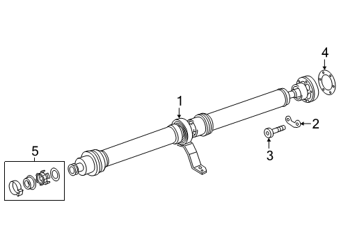 2022 Audi S6 Drive Shaft - Rear