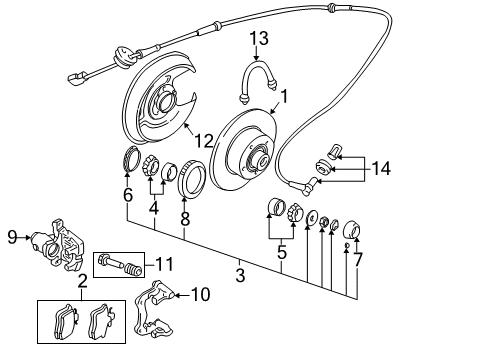 1996 Audi A4 Rear Brakes