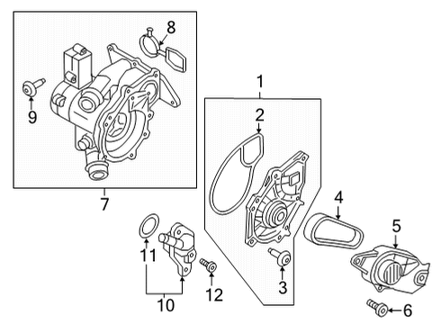 2021 Audi A4 allroad Water Pump