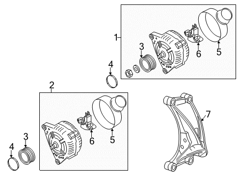 2012 Audi A7 Quattro Alternator Diagram 3