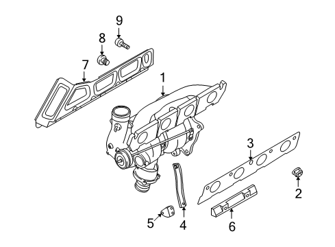 2015 Audi A5 Quattro Exhaust Manifold Diagram 1