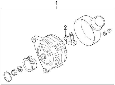 2015 Audi S8 Alternator Diagram 1