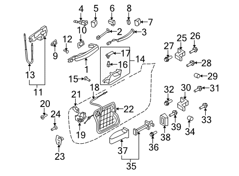 2010 Audi S5 Lock & Hardware