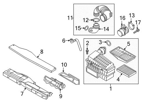 2017 Audi A3 Air Intake