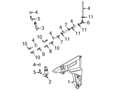 2022 Audi S6 Washer Components