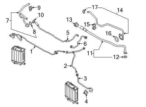 2015 Audi RS7 Hoses, Lines & Pipes Diagram 6