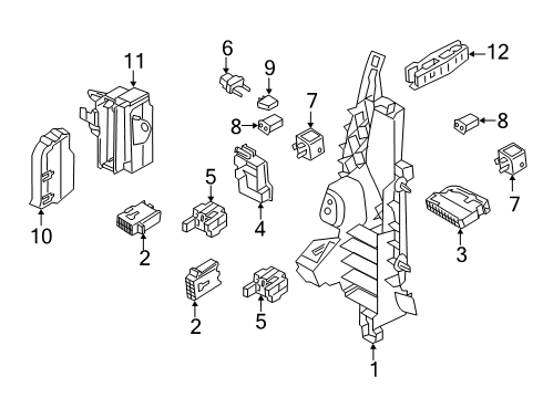 2022 Audi A6 Quattro Fuse & Relay Diagram 1