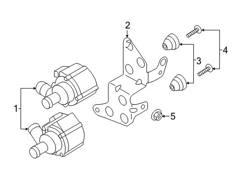 2018 Audi Q5 Water Pump