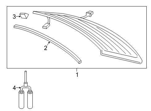 2023 Audi Q7 Glass - Lift Gate