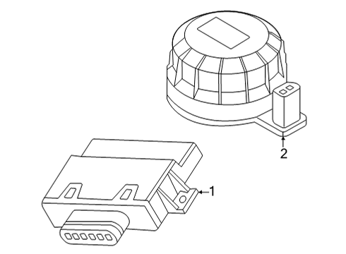 2022 Audi RS7 Sportback Electrical Components Diagram 3