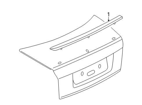 2021 Audi S4 Rear Spoiler