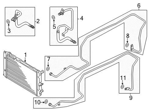 2014 Audi Q5 Trans Oil Cooler