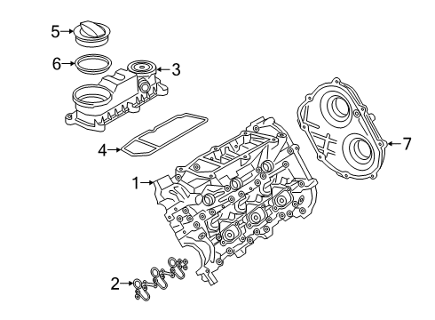 2021 Audi Q8 Valve & Timing Covers