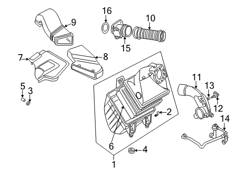 1998 Audi A6 Quattro Air Intake