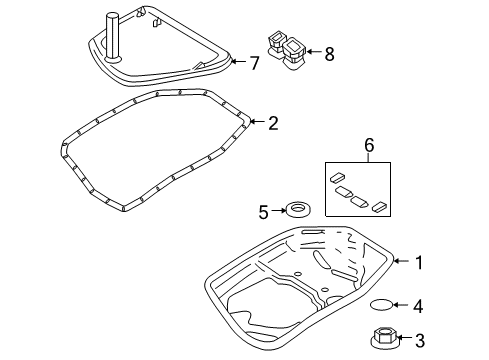 2008 Audi S8 Transaxle Parts