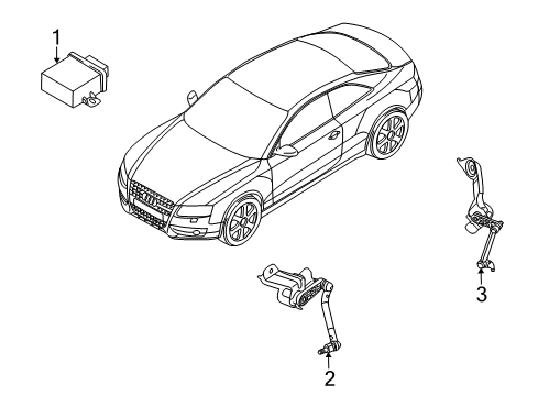 2011 Audi S4 Electrical Components Diagram 2