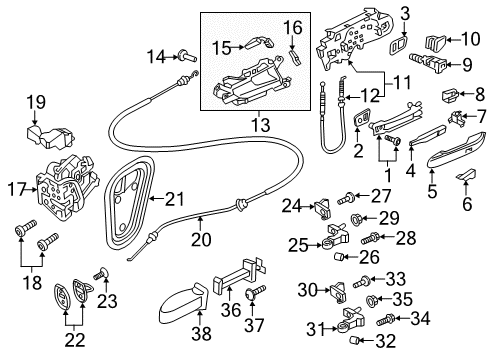 2021 Audi S4 Front Door