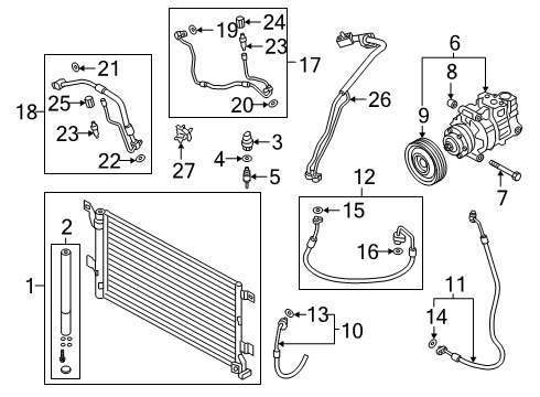 2023 Audi A5 Quattro Air Conditioner Diagram 1