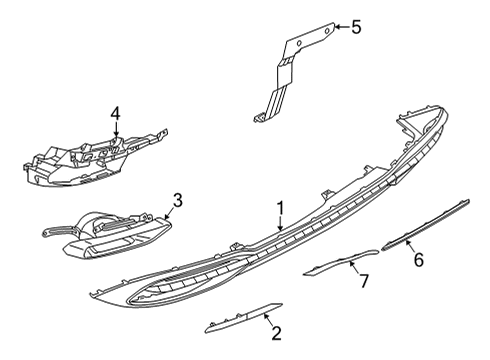 2022 Audi A5 Sportback Bumper & Components - Rear