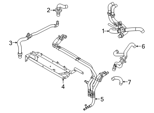 2022 Audi e-tron Sportback Hoses, Lines & Pipes Diagram 2