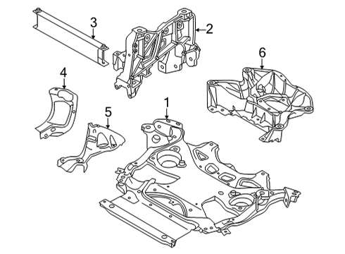 2022 Audi RS7 Sportback Suspension Mounting - Front